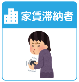 家賃滞納者の確認