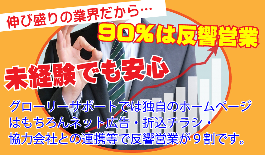 グローリーサポート採用情報 営業について