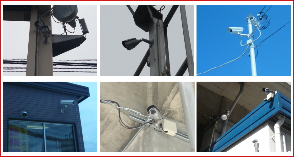 資材置場・運送業の防犯対策設置事例1